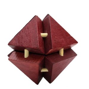 Wooden Topological Untangle Dragon Tail Eight Trigrams Lock Kongming Lock Puzzles Student Gifts Brain Teaser Toy for Adults