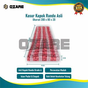 Kasur Ranjang Full Kapuk Randu Asli Grade A