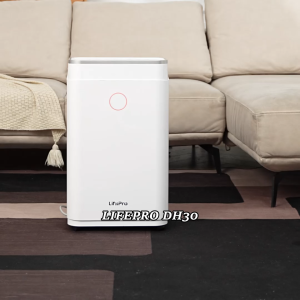 LifePro DH30 Dehumidifier 30L/Day | 6.5L Tank | WiFi & Bluetooth | Ion & Negative Ion Purification | Suitable for Living Room | 3Y Warranty