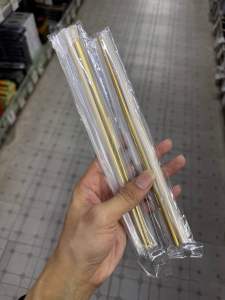 APPN(1เซ็ทใหญ่สุดคุ้ม ได้6คู่ มีคลิปรีวิว) ตะเกียบ ตะเกียบคู่ ตะเกียบสีทอง ตะเกียบก๋วยเตี๋ยว ตะเกียบก๋วยจั๊บ ตะเกียบมาม่า ยาว25cm เรียบหรู วัสดุเกรดA+ สินค้ามีซองกันรอย ตกแต่งร้านอาหาร คาเฟ่ ภัตตาคาร โรงแรม สินค้าพร้อมจัดส่ง (1176151214)