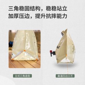 Túi Đựng Nước Ngoài Trời Dung Tích Lớn Túi Đựng Nước Mềm Bằng Nhựa Có Thể Gập Lại Cho Du Lịch Leo Núi Và Cắm Trại Túi Đựng Nước