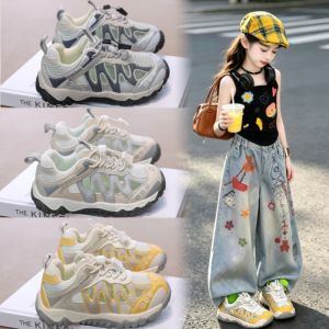 Breathable Hollow Mesh Girls Summer Shoes