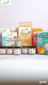 [New Expiry Date] Love Earth Organic Baby Meal Cereal 60g - Rice & Nutritional Fruits & Veggie Mix for 6+ Months