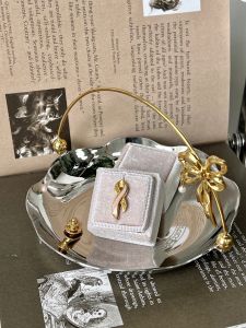 CSK Cupid Vintage Pink Ribbon Metal Brooch Pin Fashionable Accessory for Women Elegant And Stylish Design Affordable Price