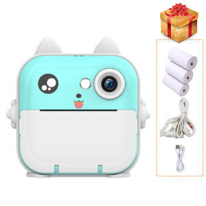 Children Kids Camera Instant Print Mini Digital Video Camera 1080P HD Screen Outdoor Kids Toy Print Thermal Paper Boy Girl Gift