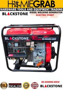 BLACKSTONE Diesel Welding Generator 180A - ELECTRIC START‼️BS-DE6800-MEW‼️