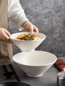 Bát Đựng Súp Kiểu Nhật Bản Bằng Gốm Sứ Cỡ Lớn Bát Đựng Súp Phở Bát Đựng Súp Mì Ốc Bát Đựng Mì Bò Bát Đựng Súp Kiểu Lưỡi Trai Bát Đựng Súp Dùng Tại Nhà