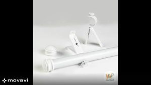 หัวปิดราง หัวรางผ้าม่าน (หัวกระดุม-โอ๊คแดง) หัวปิดราง ใช้กับรางขนาด 26 มม