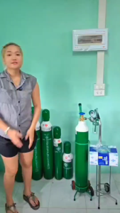 ถังพยาบาล 6 คิว (40L) สินค้าใหม่มือ 1 ( ออกซิเจน Oxygen )