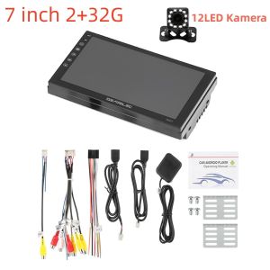 GEARELEC 7 inch Head Unit Android 13 Car Mobil dengan camera mundur CarPlay Android Auto Universal Dash Layar IPS Radio Stereo Mobil Bluetooth FM WiFi GPS USB Pemutar Multimedia with 48 UI Tema