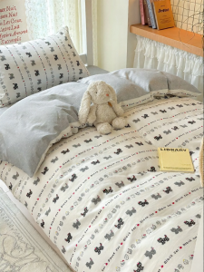 Kiss Dear | School Use Cotton Bedding Set 6 Pieces