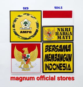 Logo GOLKAR Kaos Polo PDL Tactical S - 5XL Lengan Pendek dan Panjang BONUS FREE 3 Emblem Patch Prepet Perekat Velkro Army