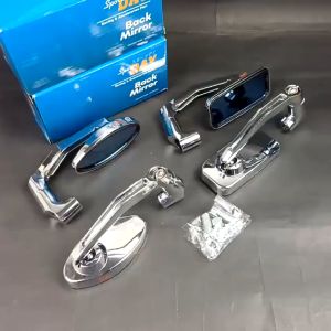 SPION TANDUK KOTAK OVAL FLEXIBLE IMPORT CROM HITAM CHROME FULL BESI UNIVERSAL HONDA YAMAHA CB GL TIGER MP BEAT AEROX SPORTDAY
