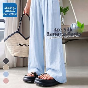 Jeanswest | High Waist Flowy Summer Loose Pants