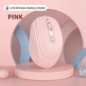 NexusClick Bluetooth Silent Click Wireless Mouse Adjustable DPI Ergonomic Optical Gaming Office Mice Battery Powerd for Computer