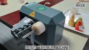 เครื่องหั่นผักแบบเส้นเกลียว เครื่องสไลด์เกลียวผัก Electric Grater แผ่นบาง แผ่นเกลียว