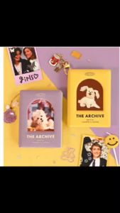 IQONICA 3 Inch Photocard Binder Kpop Album Kpop Photocard Holder Book Mini Photo Album with 40 Pockets