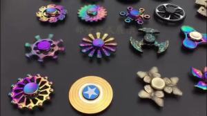 New Bronze Metal Alloy Fidget Spinner R188 Mute Bearing Hand Spinner Fingertip Gyro Stress Relief Toys Gifts