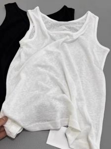 QIAOCHENXIAN | Womens Plus Size Loose Ice Silk Camisole