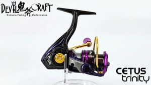 DEVIL CRAFT - CETUS TRINITY 9+1BB 6.5:1 SPINNING REEL-9+1-SUSBB-RATIO-6.5:1-MAX-DRAG-3KG