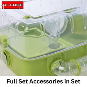 🔥 Ready Stock 🔥 Carno Transparent Premium Hamster Cage Habitats Acrylic toys modern luxury design Hedgehog Syrian Hamster Sangkar Hamster Besar