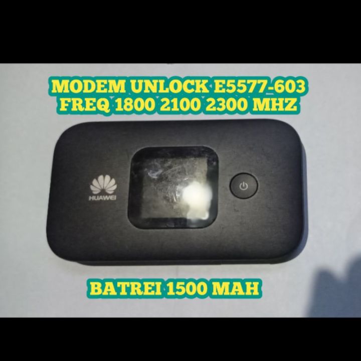 modem mifi portabel HUAWEI e5577 unlock 4g Telkomsel/ byu / XL/ Axis / Indosat/ Axis warnet/ Smartfren/ three/ live on / connect to cctv / stb tv android/ stb open wrt / smart tv dll..