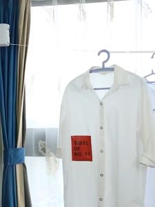 Tali Jemuran Baju Tarik 4m Kamar Mandi Balkon Rumah Apartemen Indoor Retratcable kap 25Kg