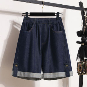 Fashion Design Loose Fit Jeans Shorts