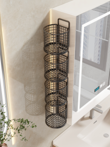 MUGG | Wall-mounted Hole-free Hairbrush Organizer Shelf