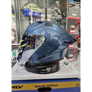 HELM ALV ULTRON PRO SOLID DARK TAIL BLUE ALV ORIGINAL TERMURAH