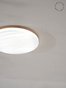 DGY | Main Bedroom Wooden Style Modern Simple Circular LED Eye Protection Ceiling Light