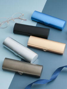 Portable Aluminum Alloy Glasses Case Anti-Pressure Compact Size Men Women Style Eye Glass Storage Box High End Feeling