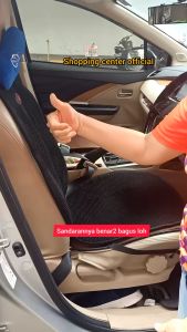 IMPORT! Termurah di LAZADA! Sandaran Jok Mobil Universal Bahan Jaring Tebal Full Body Sarung Kursi Mobil REAL PIC!