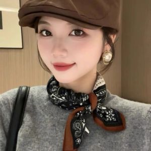 Khăn Choàng Cổ Lụa Thời Trang Đa Năng Cho Du Lịch Chụp Ảnh Và Làm Phụ Kiện Cho Mùa Thu 2025