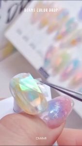 Bộ 6 Hũ Film Thuỷ Tinh dán móng tay cắt sẵn Ice Nails Blanc Blanc - Sự Tiện Lợi Trong Nghệ Thuật Móng Tay