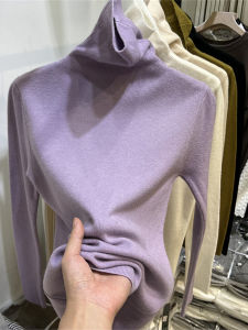 HUOLISI | Turtle Neck Soft Knit Women Top Slim Fitting