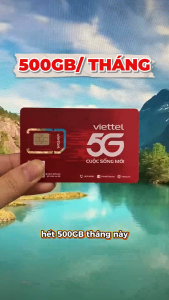 ( GIÁ GỐC ) Sim Viettel 5G trọn gói 1 năm 12MXH100 12SD90 12SD125 12MXH80Y 6MXH80Y 6SD125 12T5G125 6T5G125- Thoải Mái Data Tốc Độ cao Truy cập mạng Xã Hội . FREESHIP - CHƯA KÍCH HOẠT