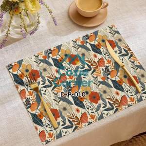 Premium Linen Placemats – Washable Non-Slip Water & Heat-Resistant Table Mats for Dining (45x30cm)