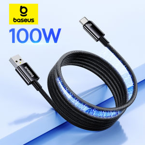 BASEUS | Baseus USB Type C Magnet Cable For Huawei Xiaomi Samsung Super Charge 100W Fast Charging USB C Charger Data Cable Wire Cord