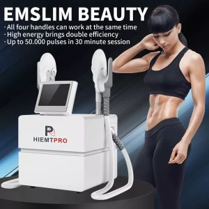 Hot Sale Ems RF 13 Tesla Body Sculpt Muscle Emslim Machine Muscle Stimulate Fat Removal Body Slimming Butt Build Sculpt Machine 4 Handles Ems Neo With RF