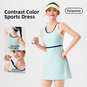 361° | No-Sleeve Color-Block Tank Sport Dress
