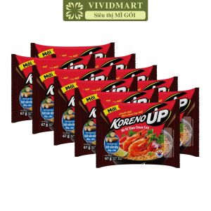 [SET 10 GÓI] - PALDO - Mì KorenoUp Tôm Chua Cay Mì Koreno Up Tôm chua cay Mì Tôm chua cay KorenoUp Mì Koreno gói (67g/gói)