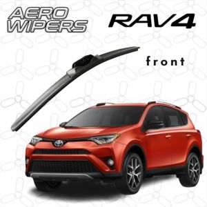 Rav 4 Wiper Blades Toyota 2001 to 2015 - Original fit - Front pair