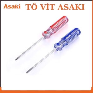 tô vít asaki 3 ly đầu dẹt bake tuốc nơ vít 2 cạnh và 4 cạnh tua vít đa năng 3 ly