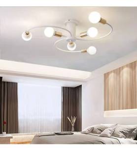 Indoor Ceiling lights Modern Design Industrial Style Chandelier 6 Heads Chandelier Drop Light Angle Adjustable Pendent light Modern Minimalist Ceiling Light Retro Metal Fixtures Hangling Lamp for Living Room Bedroom Corridor Kitchen Decorative Lamp