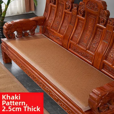 New Chinese Style Rosewood Sofa Cushion Summer Cool Mat Chair Pad Solid Wood Chair Seat Pad Anti-Slip Solid Wood Sofa Pad