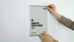 Acrylic Wall Sign Holder A4 Magnetic Wall Photo Display Frame For Document Certificate Sign Display