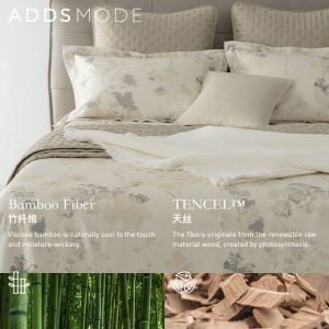 American Style Summer Bamboo Fiber Lyocell Cooling Mat Three-Piece Set Foldable Soft Air Conditioned Mat Bedding Accessories