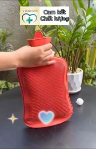 Túi chườm nóng lạnh y tế VGlove túi chườm nóng cao su (1 cái) màu ngẫu nhiên