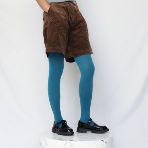 Quần Tất Nylon Co Giãn Cao Màu Xanh Lục Phong Cách Dopaamine Mùa Thu 2023 Tất Nữ Tất Dài Đến Đầu Gối Màu Xanh Lục